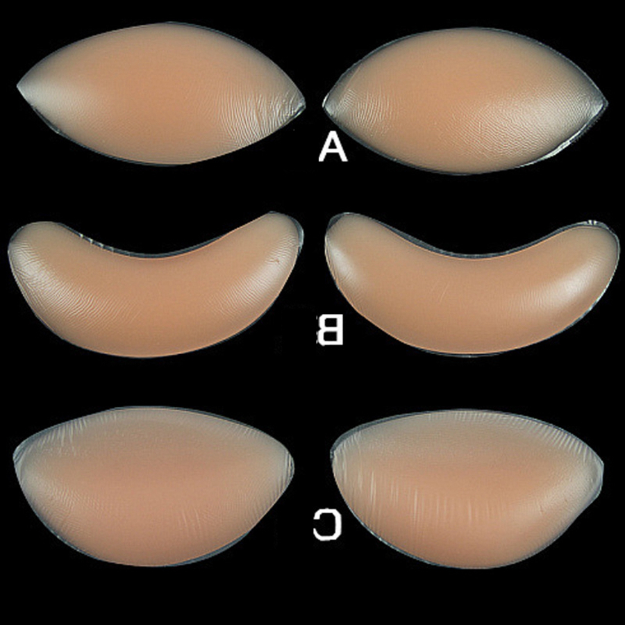 Breast Pad Chicken Fillets Silicone Breast Enhancers Bra Insert Pad OPP Bag Package Silicone Breast Pad