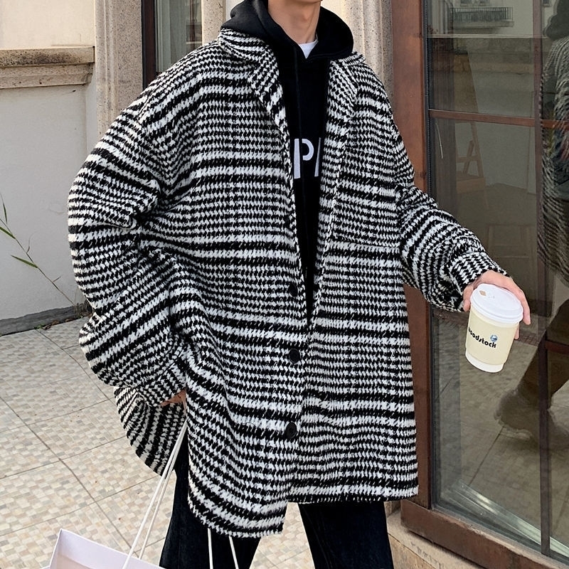 2021 Men's Casual Oversize Fashion Jackets Winter New Thicken Warm Loose Windbreaker Coats Man Streetwear Clothing In31, Checked
2021 Men's Casual Oversize Fashion Jackets Winter New Thicken Warm Loose Windbreaker Coats Man Streetwear Clothing In31, Checked