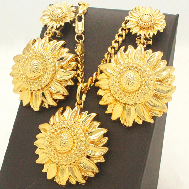 Earrings & Necklace SUNNICE Elegant Spring Gift Arrivel Copper Gold Plated Big Drop Sunflower Fashion Jewelry Set De Pendientes Mujer, Silver
Earrings & Necklace SUNNICE Elegant Spring Gift Arrivel Copper Gold Plated Big Drop Sunflower Fashion Jewelry Set De Pendientes Mujer, Silver