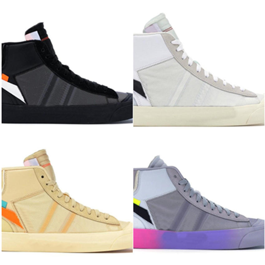 With Box Hot Mens Mid 2.0 Spooky Grim Reepers All Hallows Eve White Serena Williams Rainbow Women Casual Off Blazers Blz Shoes, Color-3
With Box Hot Mens Mid 2.0 Spooky Grim Reepers All Hallows Eve White Serena Williams Rainbow Women Casual Off Blazers Blz Shoes, Color-3
