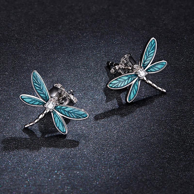 Dangle & Chandelier TKJ 2021 Fashion Little Dragonfly S925 Sterling Silver Blue Stud Earrings Girl Zircon Drop Oil
Dangle & Chandelier TKJ 2021 Fashion Little Dragonfly S925 Sterling Silver Blue Stud Earrings Girl Zircon Drop Oil