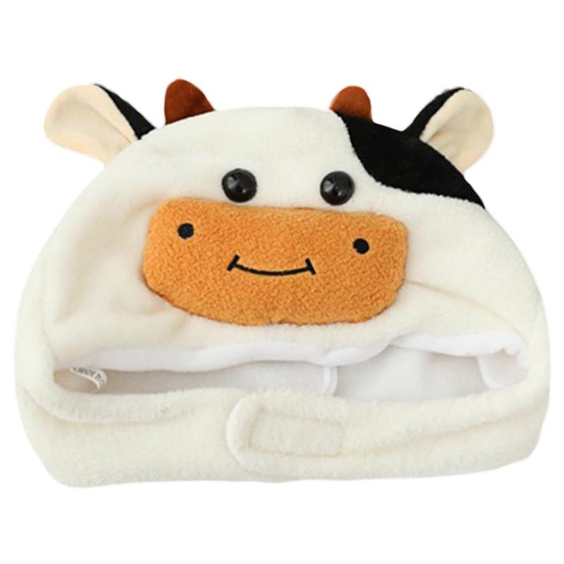 Lovely Cartoon Plush Cow Animal Hat Winter Warm Headgear Cap 3D Ears Horns Funny Stuffed Toys Cosplay Party Photo Props
Lovely Cartoon Plush Cow Animal Hat Winter Warm Headgear Cap 3D Ears Horns Funny Stuffed Toys Cosplay Party Photo Props