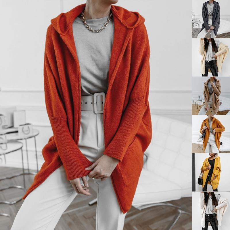 Women Cardigan Autumn Knitted Coat Hooded Sweatshirt Solid Color Casual Fashion Short Coat With Pockets Knitted Open Front
Women Cardigan Autumn Knitted Coat Hooded Sweatshirt Solid Color Casual Fashion Short Coat With Pockets Knitted Open Front