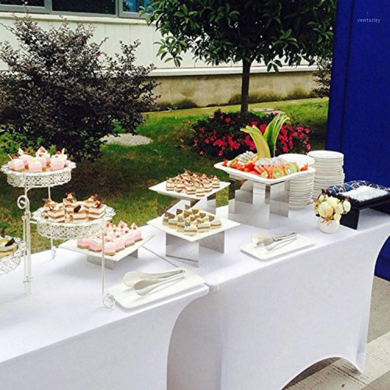 Rectangular Tablecloths Spandex Stretch Table Cover For Wedding Hotel Home Event Party Decoration 1PC1, White
Rectangular Tablecloths Spandex Stretch Table Cover For Wedding Hotel Home Event Party Decoration 1PC1, White