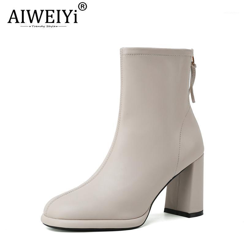 AIWEIYi Winter Boots Black White Sheep Leather Women Combat Boots High Heels Chunky Ankle1, Blackspring
AIWEIYi Winter Boots Black White Sheep Leather Women Combat Boots High Heels Chunky Ankle1, Blackspring
