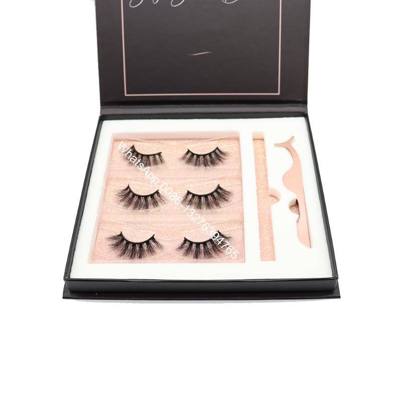 Lash Book Custom 3 Pairs 3D Mink Eyelashes Tweezers Eyeliner Set Boxes Wholesale 20MM Mink Eyelash Custom Lashbox Packaging
Lash Book Custom 3 Pairs 3D Mink Eyelashes Tweezers Eyeliner Set Boxes Wholesale 20MM Mink Eyelash Custom Lashbox Packaging