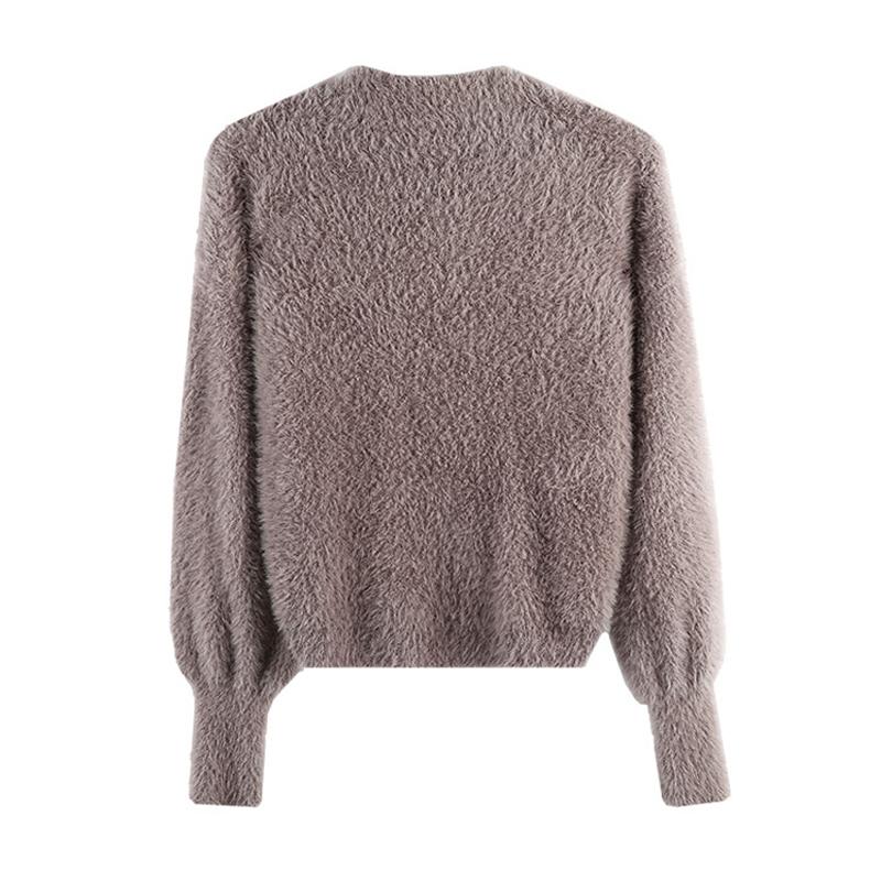 Women Pullovers Sweaters Winter Knitted Warm Casual Solid Mohair Stand Collar White Fuchsia Brown M0380, Beige
Women Pullovers Sweaters Winter Knitted Warm Casual Solid Mohair Stand Collar White Fuchsia Brown M0380, Beige