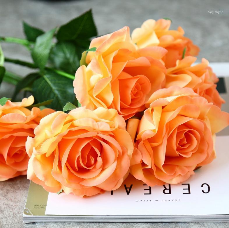 Wedding Supplies Real Touch 12cm Large Rose Flowers Artificial Rose Flowers Branches Home Decorations Fake white Latex1, Orange
Wedding Supplies Real Touch 12cm Large Rose Flowers Artificial Rose Flowers Branches Home Decorations Fake white Latex1, Orange