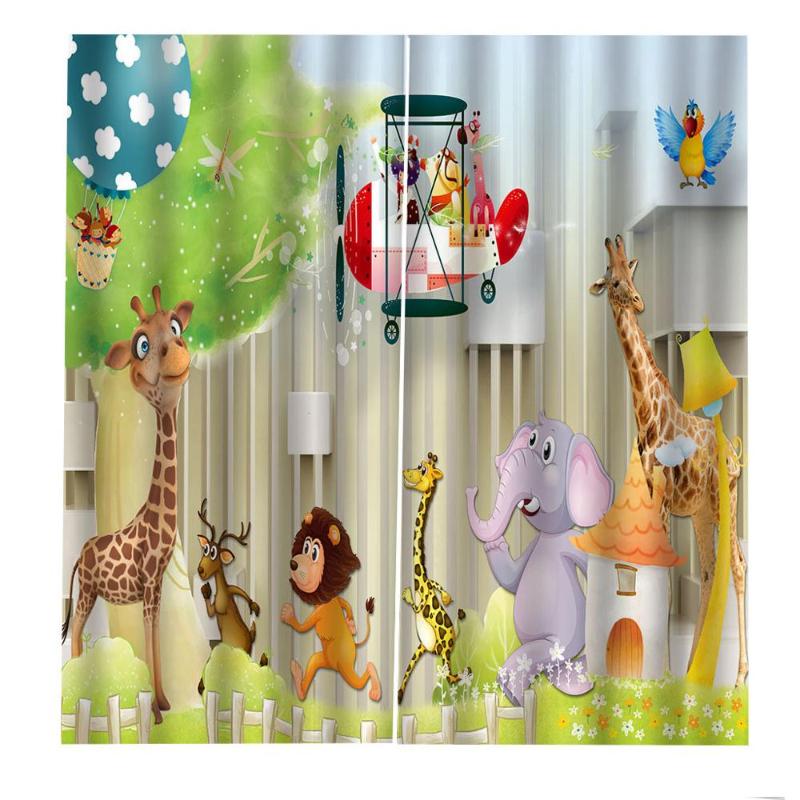 Custom any size Modern Modern cartoon animals Curtain For Children's room Blackout Drapes decoration, As pic
Custom any size Modern Modern cartoon animals Curtain For Children's room Blackout Drapes decoration, As pic