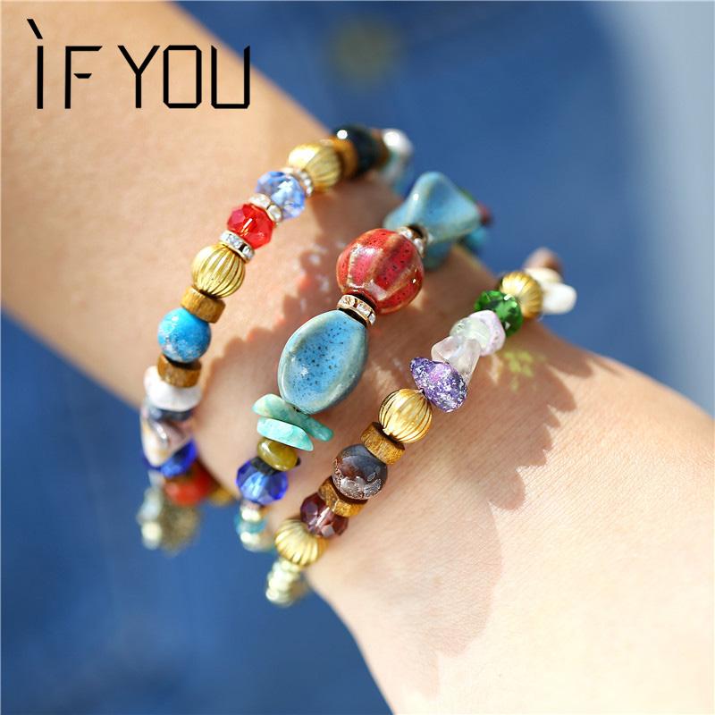 IF YOU Multilayer Colorful Imitation Natural Stone Charms Bracelets For Women Ethnic Tibet Bohemian Beads Bracelets Bangles
IF YOU Multilayer Colorful Imitation Natural Stone Charms Bracelets For Women Ethnic Tibet Bohemian Beads Bracelets Bangles