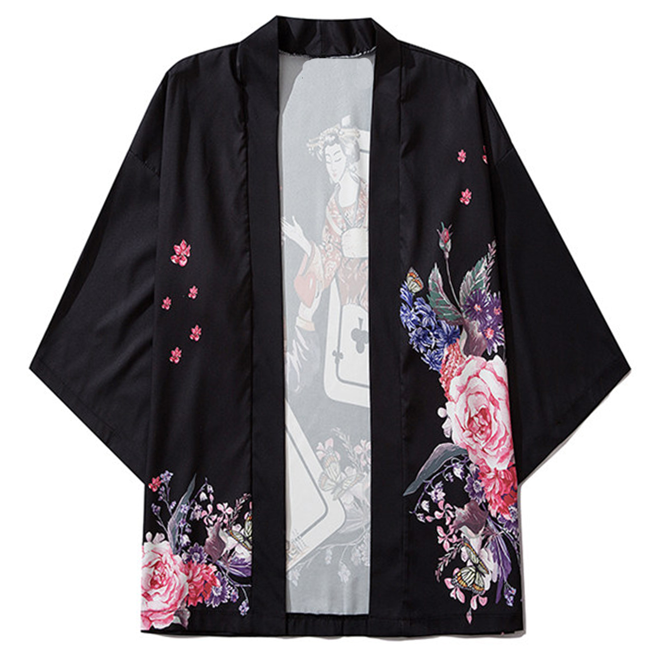 2021 New Aelfric Eden Hip Hop Japanese Kimono Jackets Men Front Open Coats Summer Harajuku Poker Geisha Print Loose Shirt Streetwear Dw9s, Black
2021 New Aelfric Eden Hip Hop Japanese Kimono Jackets Men Front Open Coats Summer Harajuku Poker Geisha Print Loose Shirt Streetwear Dw9s, Black