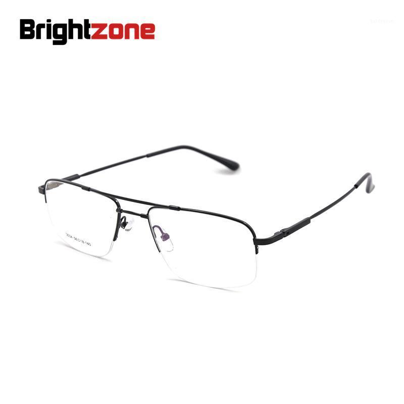 Brightzone Half Rim Metal Memory Titanium Flexible Bridge Temple Optical Glasses Frame Men Myopia Prescription Frame Eyeglasses1, Black
Brightzone Half Rim Metal Memory Titanium Flexible Bridge Temple Optical Glasses Frame Men Myopia Prescription Frame Eyeglasses1, Black