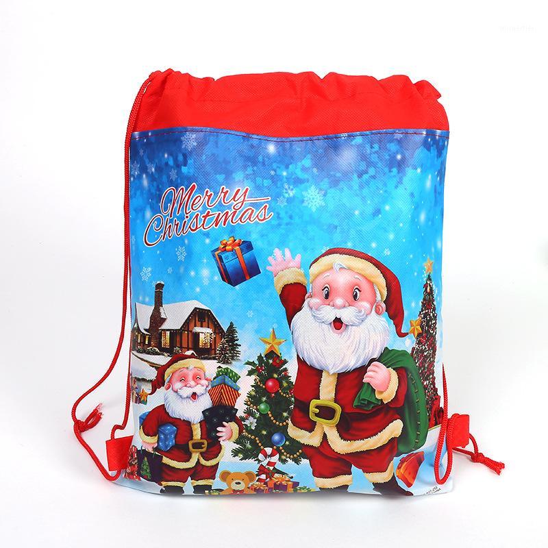 6pcs Santa Claus double-sided non-woven printing beam Drawstring bag toy storage bag school birthday party gift1
6pcs Santa Claus double-sided non-woven printing beam Drawstring bag toy storage bag school birthday party gift1