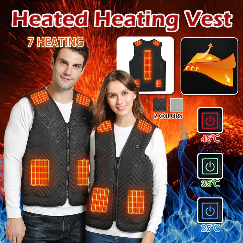 7-zone heating vest, USB charging, heating vest, multi-yard outdoor warm clothing, used for riding, skiing fishing charging S8*, As photo
7-zone heating vest, USB charging, heating vest, multi-yard outdoor warm clothing, used for riding, skiing fishing charging S8*, As photo