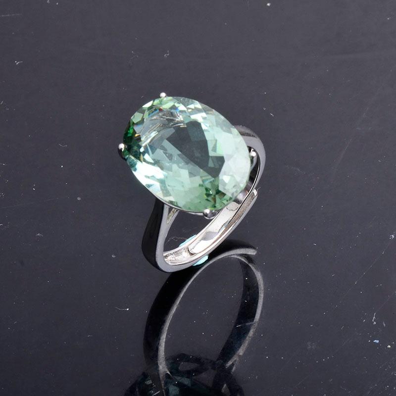 CSJ Big size stone green amethyst quartz Ring oval cut 13*18 sterling 925 silver simple fine jewelry for women girl gift box
CSJ Big size stone green amethyst quartz Ring oval cut 13*18 sterling 925 silver simple fine jewelry for women girl gift box