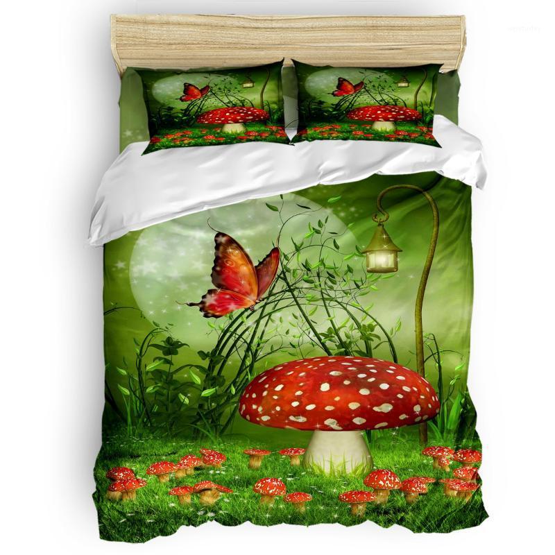 Mushroom Butterfly Green Fairy Tale Quilt Cover Bedding Quilted Duvet Set Quilt Bedding Set The Lovers' Day Father's Day1, As pic
Mushroom Butterfly Green Fairy Tale Quilt Cover Bedding Quilted Duvet Set Quilt Bedding Set The Lovers' Day Father's Day1, As pic