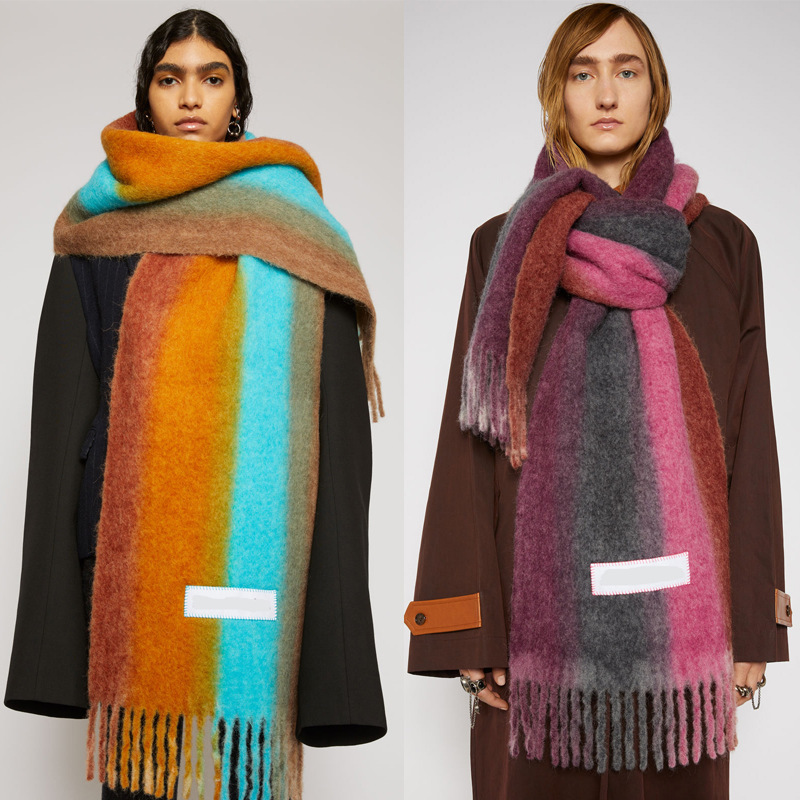 Casual Arrivals Time-Limited Scarves Big Sales Spot Autumn And Winter Fashion Gradient Double Striped Color Circle Yarn Plus Thick Keeping Warmth Outdoor Scarf
Casual Arrivals Time-Limited Scarves Big Sales Spot Autumn And Winter Fashion Gradient Double Striped Color Circle Yarn Plus Thick Keeping Warmth Outdoor Scarf
