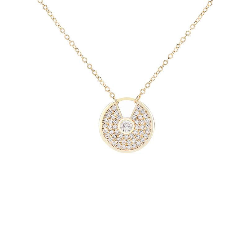 Korean style jewelry fashion simple necklace female round creative design pendant clavicle chain new cross-border accessories
Korean style jewelry fashion simple necklace female round creative design pendant clavicle chain new cross-border accessories