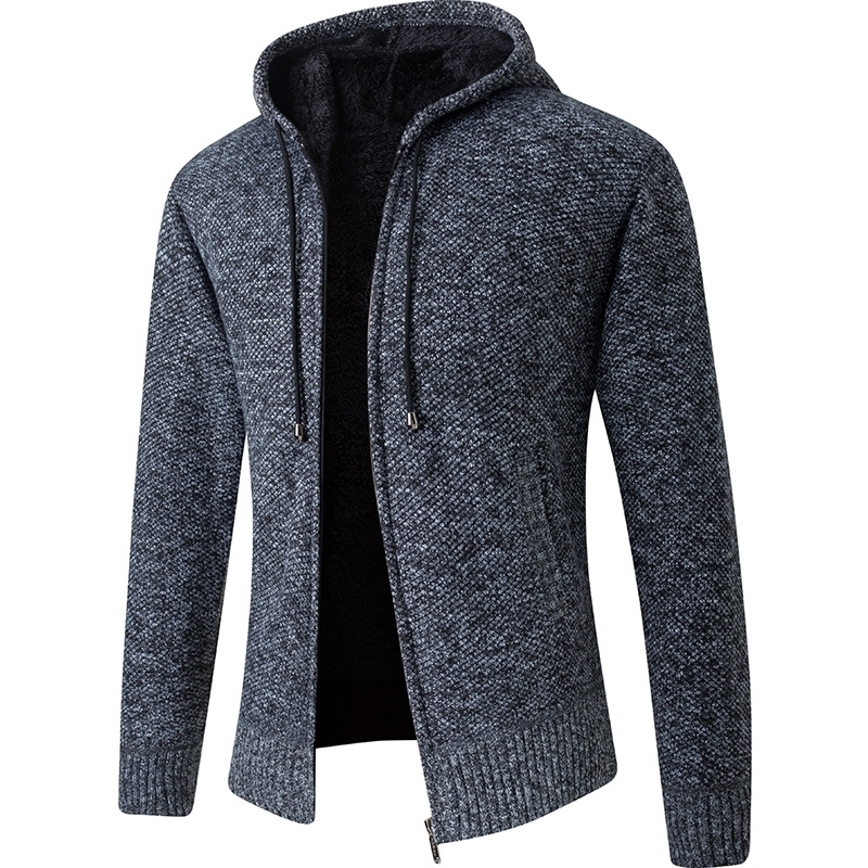 New Cardigan Mens Hooded Collar Fleece Warm Sweaters Coat Men Coat Hoodies Jacket Thick Full Solid Cardigan Male Coats 201105, Coffee
New Cardigan Mens Hooded Collar Fleece Warm Sweaters Coat Men Coat Hoodies Jacket Thick Full Solid Cardigan Male Coats 201105, Coffee