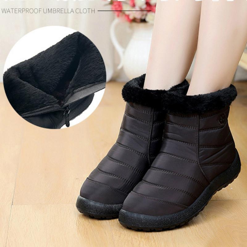 Winter Women Snow Ankle Boots Warm Fur Plus Flur Waterproof Footwear Flat Sewing Furry Edge Non Slip Casual Shoes Ladies Female, Blue
Winter Women Snow Ankle Boots Warm Fur Plus Flur Waterproof Footwear Flat Sewing Furry Edge Non Slip Casual Shoes Ladies Female, Blue