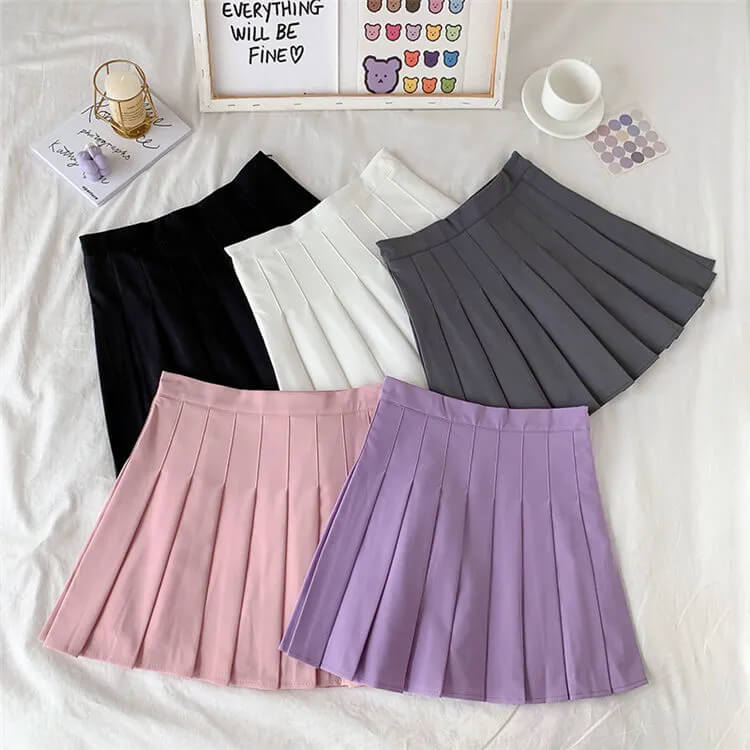 Japanese JK pleated skirt student new tennis skirt women's black A-line high Casual waist skirt BSQ, Purple
Japanese JK pleated skirt student new tennis skirt women's black A-line high Casual waist skirt BSQ, Purple
