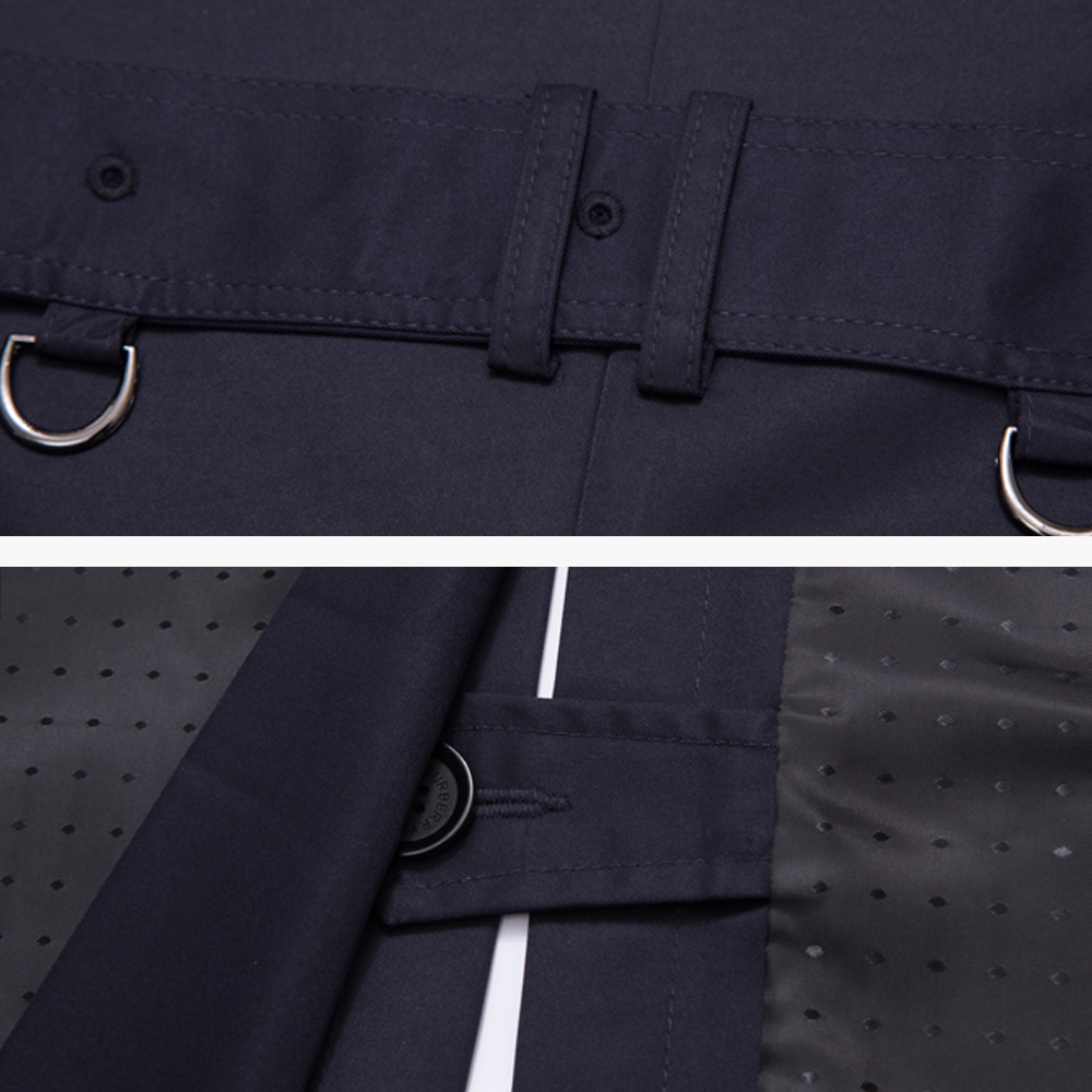 Holyrising Trench Coat Men Casual Masculino Overcoat Slim Long Greatcoat Single Button Windbreak Comfortable Size S9XL 183605 201120