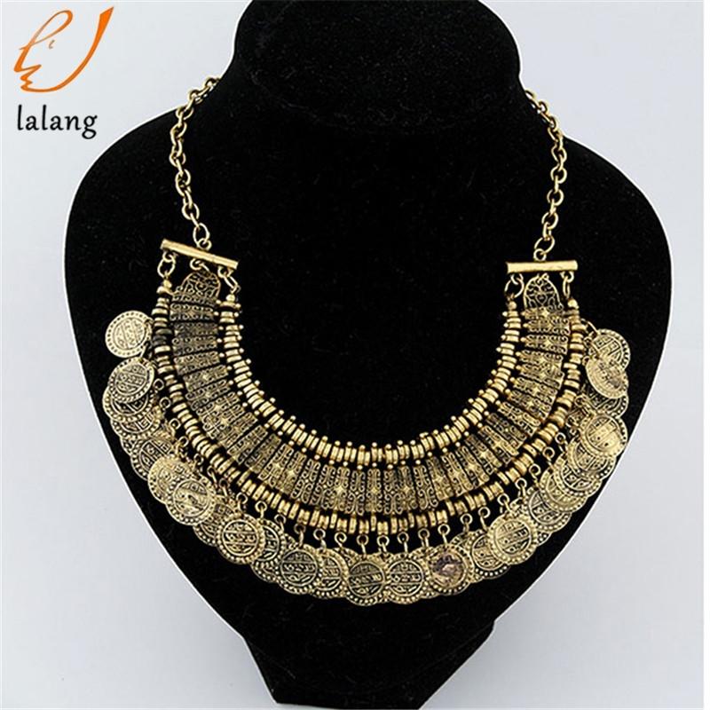 Vintage Maxi Statement Necklaces & Pendants Bohemian Coin Necklace Women Female Choker Collier Femme Boho Jewelry
Vintage Maxi Statement Necklaces & Pendants Bohemian Coin Necklace Women Female Choker Collier Femme Boho Jewelry