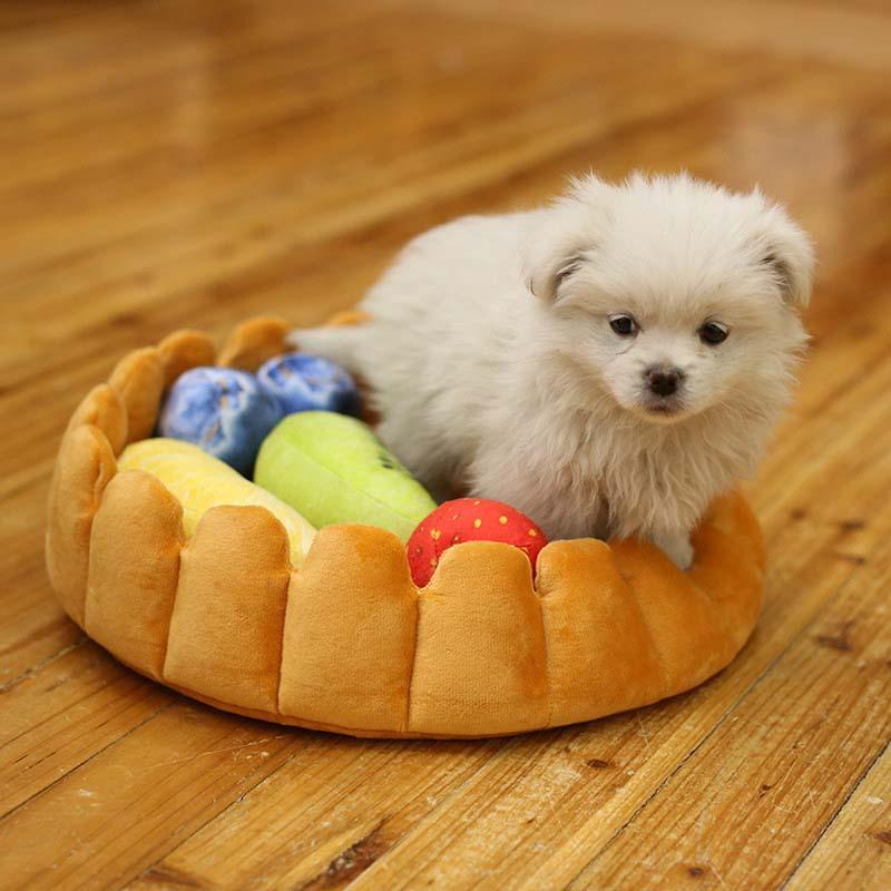 Cute Pet Dog Fruit Tart Bed Pad Keep Warm Kennel Cat Sleep Mat Nest House SDF-SHIP, As show
Cute Pet Dog Fruit Tart Bed Pad Keep Warm Kennel Cat Sleep Mat Nest House SDF-SHIP, As show