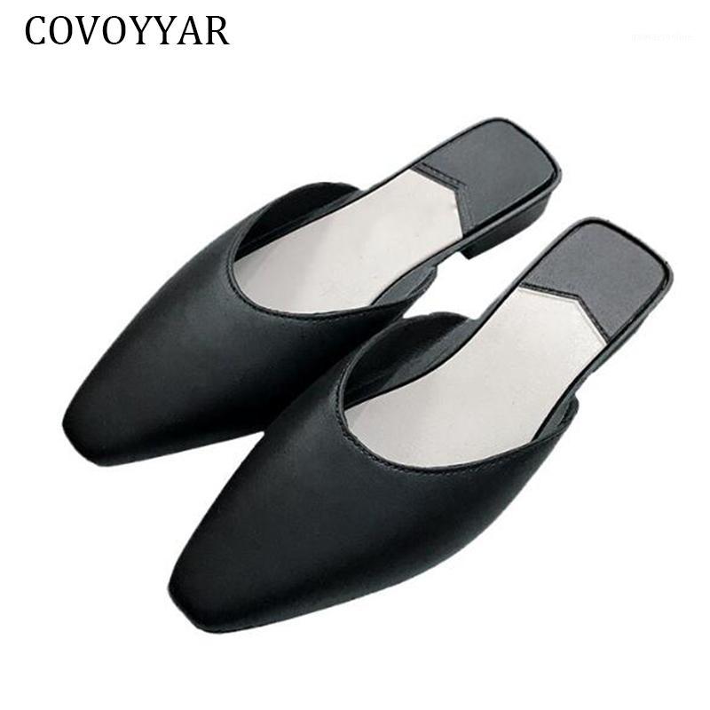COVOYYAR 2020 Spring Autumn Women Slippers Slides Pointed Toe Ladies Mules Fashion Low Heel Flat Shoes Woman Outside WSL20101, Black
COVOYYAR 2020 Spring Autumn Women Slippers Slides Pointed Toe Ladies Mules Fashion Low Heel Flat Shoes Woman Outside WSL20101, Black