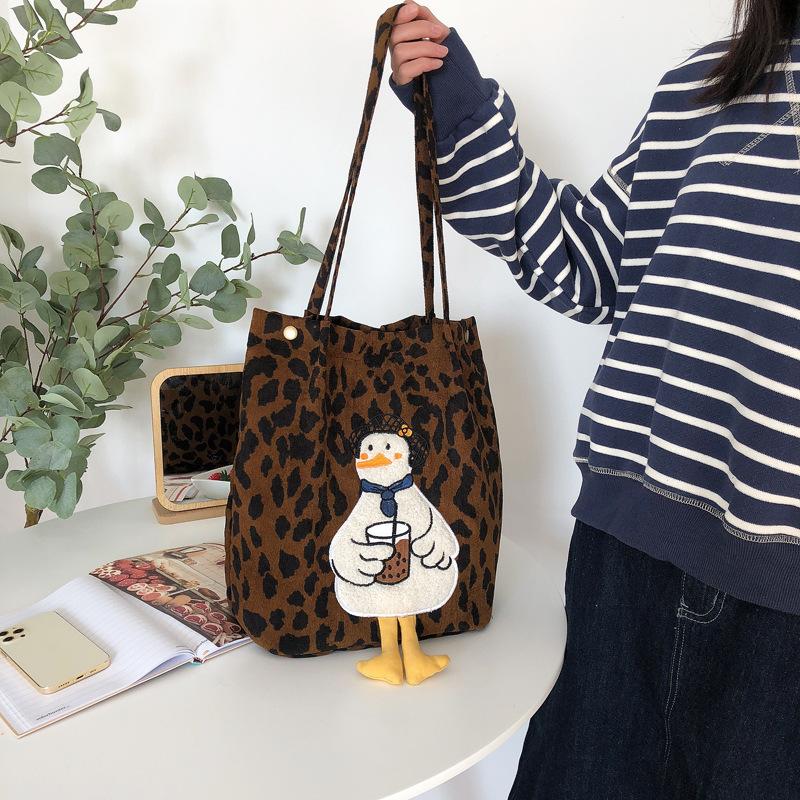 New Embroidery Corduroy Shoulder Bags Women Cute Bear Handbag Shopping Bag Book Pack Girl Reusable Foldable Eco Grocery Totes, Lemon yellow
New Embroidery Corduroy Shoulder Bags Women Cute Bear Handbag Shopping Bag Book Pack Girl Reusable Foldable Eco Grocery Totes, Lemon yellow