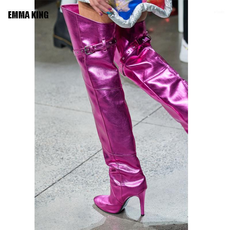 2020 New Fashion Over The Knee Boots Women Patent leather Strap decoration High Heel Boots Blingbling Pointed Toe Shoes women1, Beige
2020 New Fashion Over The Knee Boots Women Patent leather Strap decoration High Heel Boots Blingbling Pointed Toe Shoes women1, Beige