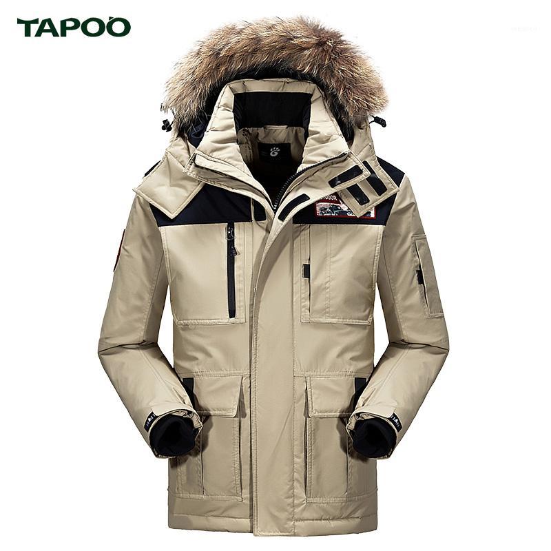 Wholesale- TAPOO Men's Thick Down Jacket White Goose Down High Quality Warm Windbreak Hooded Outwear Coat MWM16291, Black
Wholesale- TAPOO Men's Thick Down Jacket White Goose Down High Quality Warm Windbreak Hooded Outwear Coat MWM16291, Black