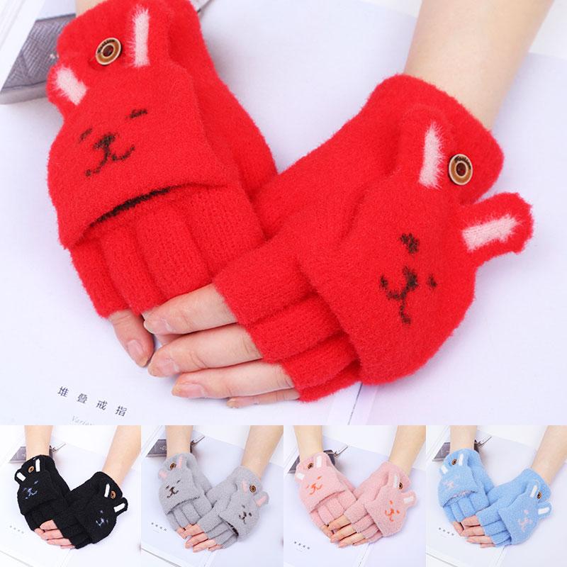 Winter Warm Soft Fur Knit Mittens Women Flip Half finger Plush Thick Cute Cartoon Cat Claw Touch screen Driving Gloves
Winter Warm Soft Fur Knit Mittens Women Flip Half finger Plush Thick Cute Cartoon Cat Claw Touch screen Driving Gloves