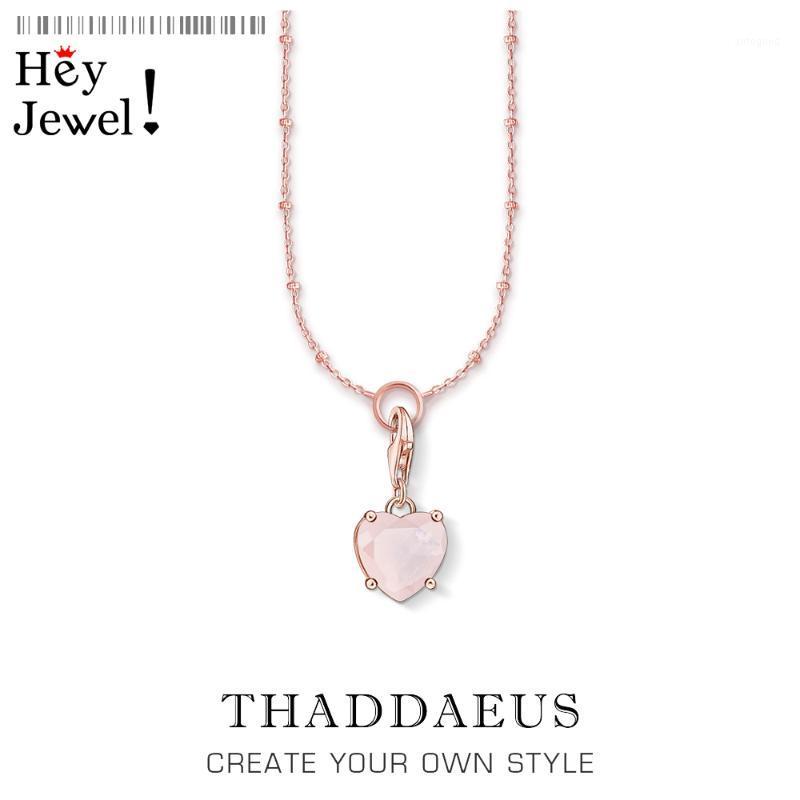 Chains Charm Necklace Pink Heart,2021 Summer Fashion 925 Sterling Silver Bijoux Romantic Gift For Women1
Chains Charm Necklace Pink Heart,2021 Summer Fashion 925 Sterling Silver Bijoux Romantic Gift For Women1