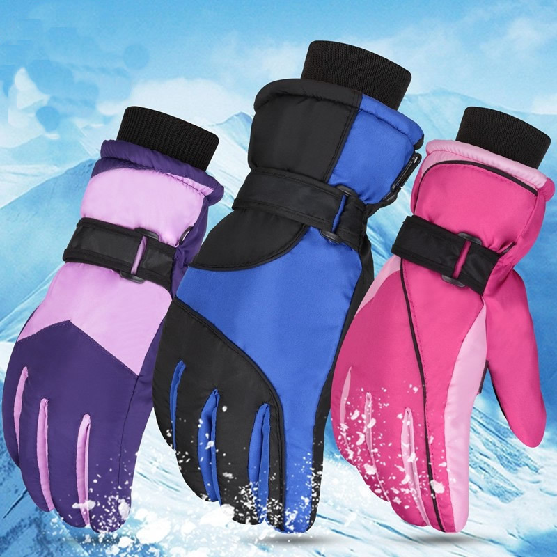 Winter Ski Gloves Men Women 24 Color Snowboard Motorcycle Riding Windproof Waterproof Unisex Motorbike Snowmobile Snow Gloves LJ200923