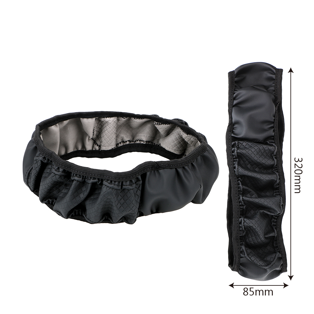 antislip pu microfiber universal embossing leather auto steering wheel cover car steering wheel cover interior accessories