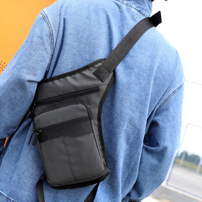 Men Nylon Motorcycle Hip Belt Waist Fanny Pack Riding Travel Shoulder Messenger Crossbody Bags Thigh Drop Leg Bag, Black
Men Nylon Motorcycle Hip Belt Waist Fanny Pack Riding Travel Shoulder Messenger Crossbody Bags Thigh Drop Leg Bag, Black