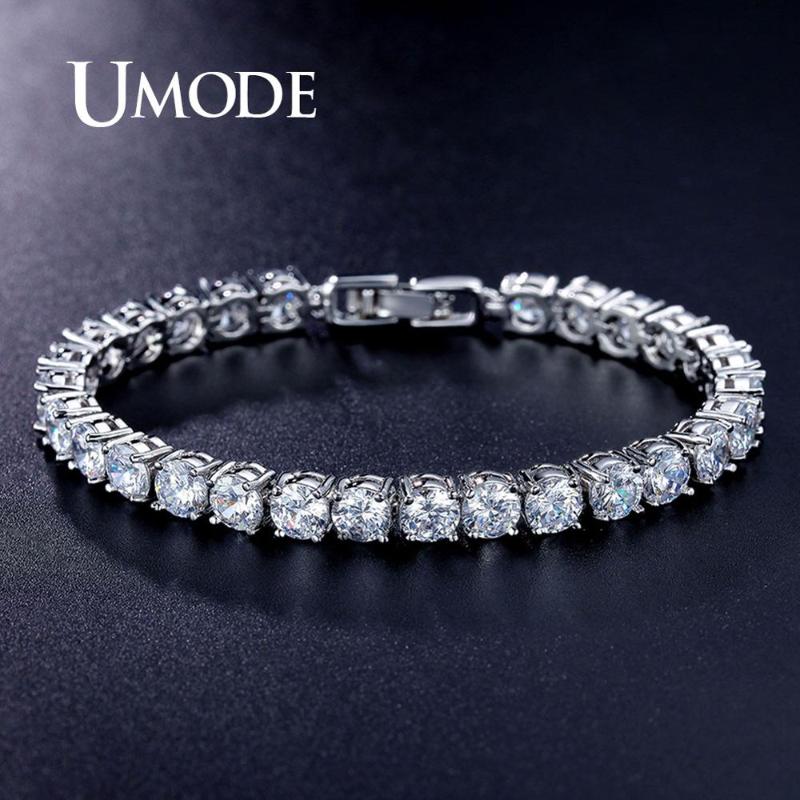 UMODE 0.5ct Round Clear Cubic Zirconia Tennis Bracelets for Women Men Bracelets Wedding Luxury Couple Jewelry Accessories UB0021
UMODE 0.5ct Round Clear Cubic Zirconia Tennis Bracelets for Women Men Bracelets Wedding Luxury Couple Jewelry Accessories UB0021