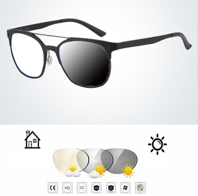 Double Bridge Round Retro Spring Hinge Photochromic Grey Reading Glasses +0.75 +1 +1.25 +1.5 +1.75 +2 +2.25 +2.5 +2.75 To+4
Double Bridge Round Retro Spring Hinge Photochromic Grey Reading Glasses +0.75 +1 +1.25 +1.5 +1.75 +2 +2.25 +2.5 +2.75 To+4