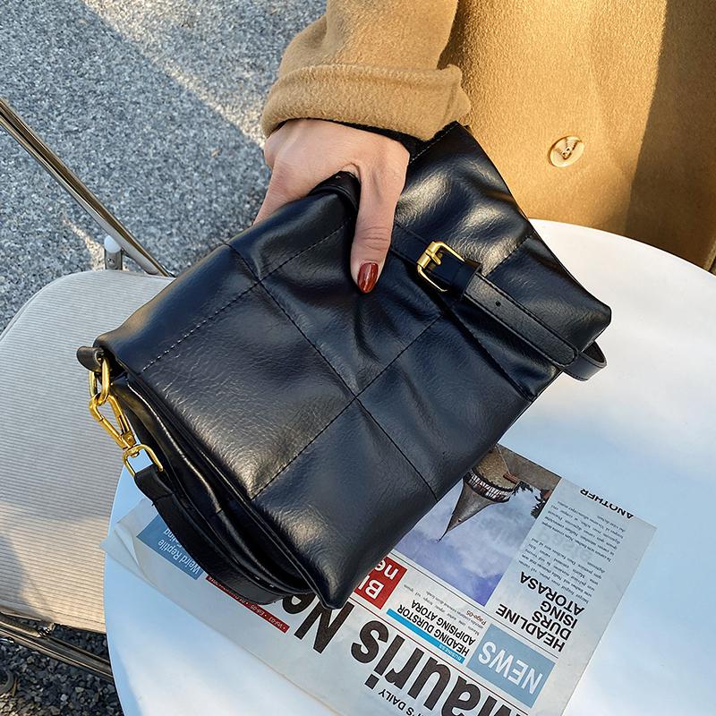 Splicing PU Leather Flap Bags for Women 2021 Small Shoulder Simple Bag Lady Trending Handbags Luxury Crossbody Bag, Black
Splicing PU Leather Flap Bags for Women 2021 Small Shoulder Simple Bag Lady Trending Handbags Luxury Crossbody Bag, Black