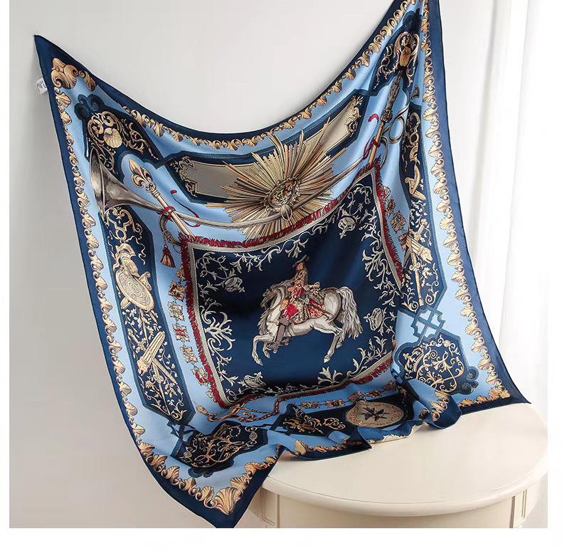 H designer brand knight horse silk scarf delicate European paisley scarf square bandana fall 2020 new summer shawl foulard
H designer brand knight horse silk scarf delicate European paisley scarf square bandana fall 2020 new summer shawl foulard