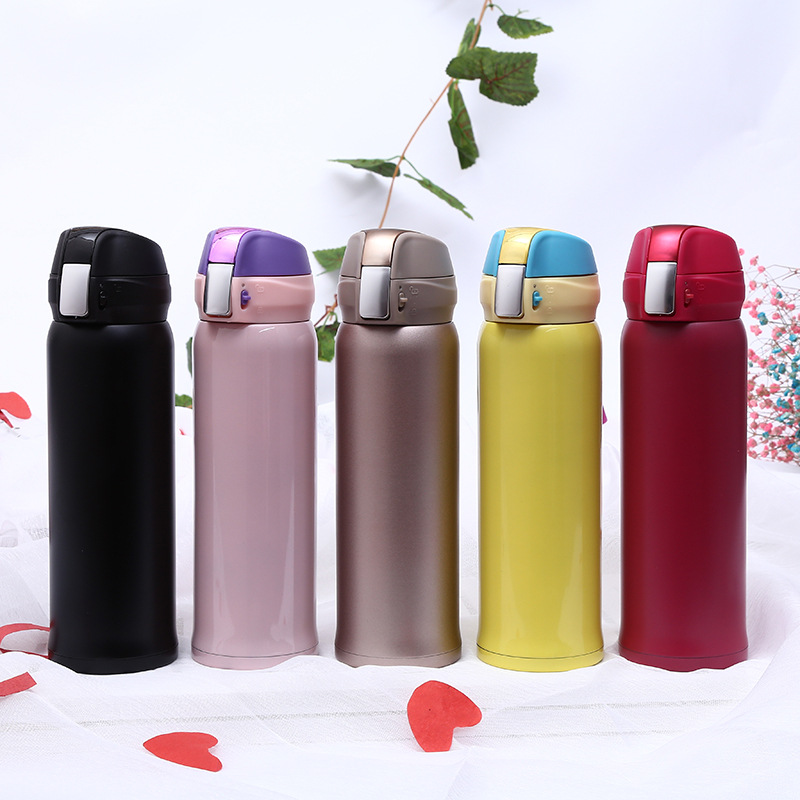 Bounce cover Vacuum Cup Insulated Double Wall 304 Stainless Steel Mugs water bottle Sports Kettle 5 Colors
Bounce cover Vacuum Cup Insulated Double Wall 304 Stainless Steel Mugs water bottle Sports Kettle 5 Colors