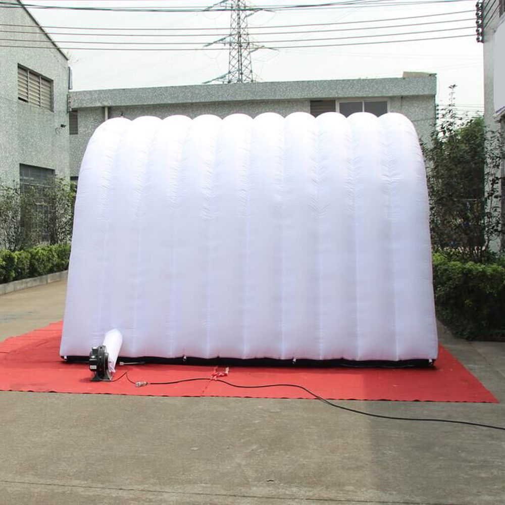 Multiple usage 3m inflatable tunnel tent with LED lights,event entrance tunnels with blower from China