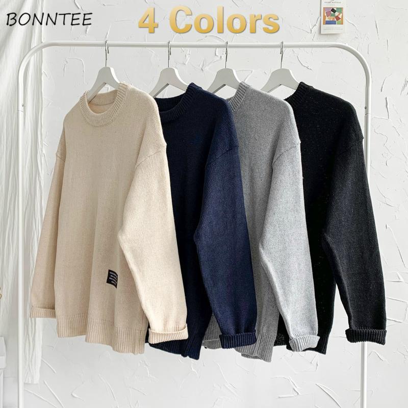 Winter Men Pullovers Sweater Solid Loose Chic Male Pullover Knitted Sweaters Teenager Fashion Oversize Simple Streetwear Student, Black
Winter Men Pullovers Sweater Solid Loose Chic Male Pullover Knitted Sweaters Teenager Fashion Oversize Simple Streetwear Student, Black