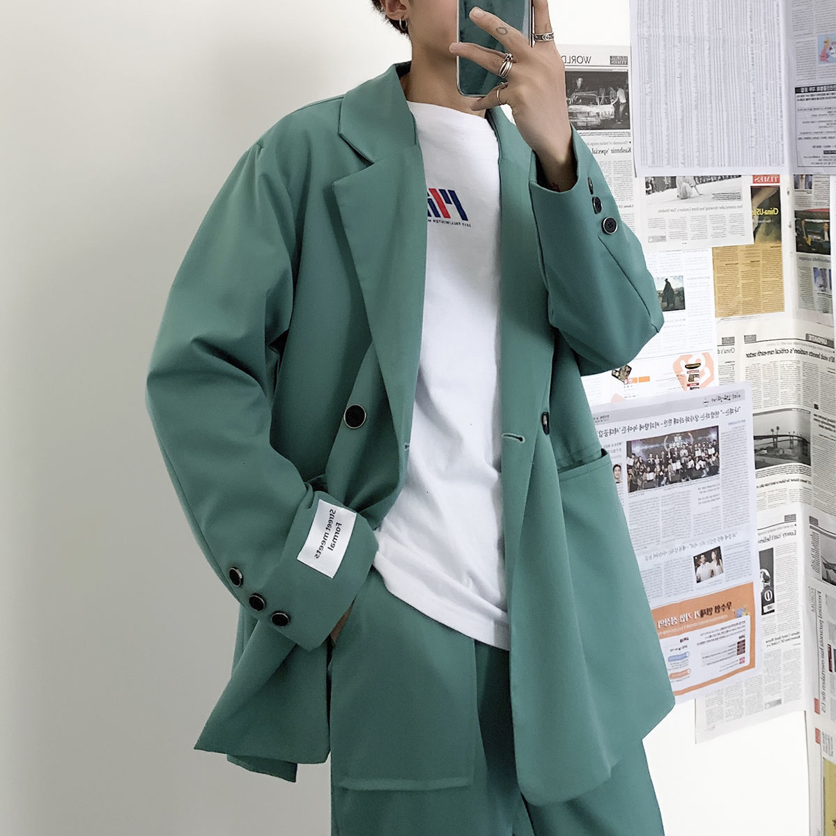2021 New Privathinker Oversized Suit Oversize Streetwear Men Casual Windbreaker Coats Autumn New Men's Jackets 9CNS, Fogivegreen
2021 New Privathinker Oversized Suit Oversize Streetwear Men Casual Windbreaker Coats Autumn New Men's Jackets 9CNS, Fogivegreen