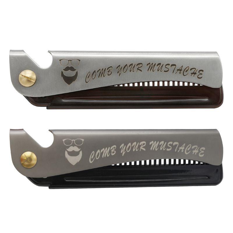 Men Portable Spring Stainless Steel Folding Comb Retro Big Back Head Beard Groom 896D
Men Portable Spring Stainless Steel Folding Comb Retro Big Back Head Beard Groom 896D