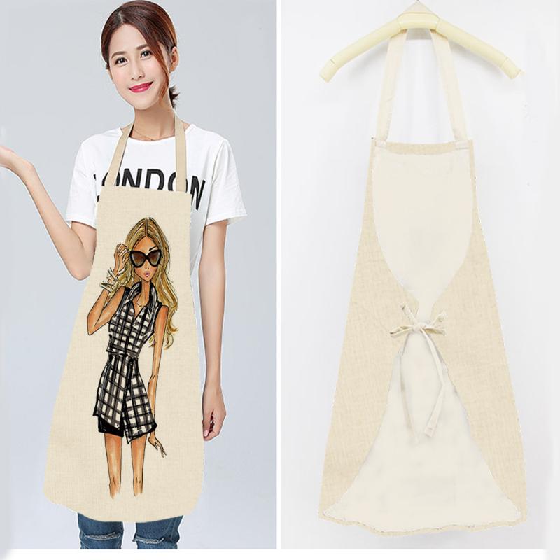 Girl Printed Kitchen Apron Women Cotton Linen Sleeveless man women Chef Cooking Aprons Kitchen accessories 68*55 0033
Girl Printed Kitchen Apron Women Cotton Linen Sleeveless man women Chef Cooking Aprons Kitchen accessories 68*55 0033