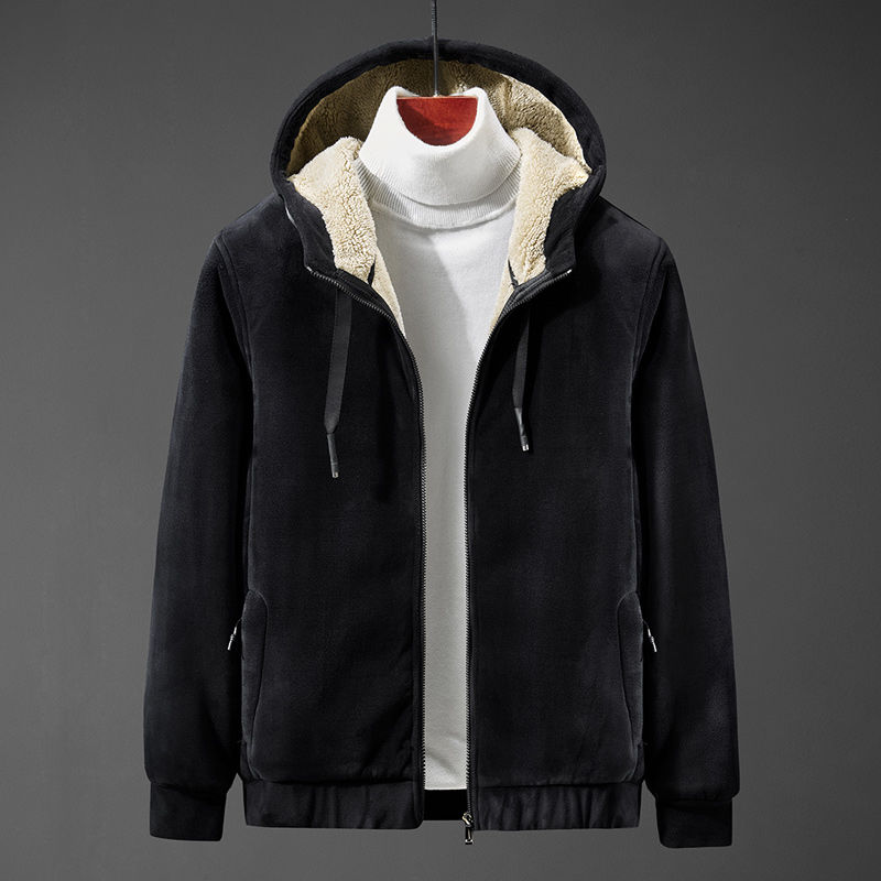 sweatshirt Men' Lamb Wool Men' hoodie with hood outerwear plus velvet thickening elderly large size winter clothing L-8xl, Black
sweatshirt Men' Lamb Wool Men' hoodie with hood outerwear plus velvet thickening elderly large size winter clothing L-8xl, Black