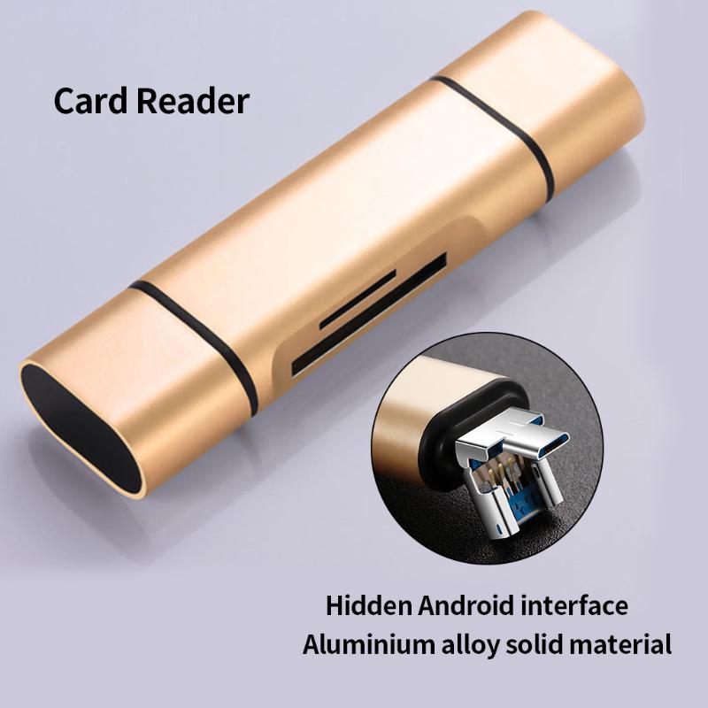 5-in-1 Card Reader Type-c USB Card Reading Device Computer Phone TF SD Aluminum Alloy Reader
5-in-1 Card Reader Type-c USB Card Reading Device Computer Phone TF SD Aluminum Alloy Reader
