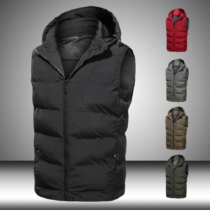 Fashion Mens Jacket Winter Hooded Sleeveless Vest Thermal Soft cotton Coats Thicken Casual Solid color Waistcoat Male Windbreak, Mg7626black
Fashion Mens Jacket Winter Hooded Sleeveless Vest Thermal Soft cotton Coats Thicken Casual Solid color Waistcoat Male Windbreak, Mg7626black